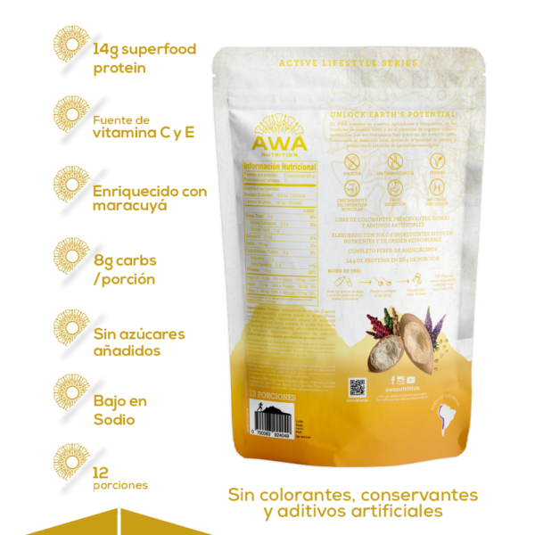 SUPERFOOD PROTEIN SMOOTHIE - Maracuyá 336g - Image 2