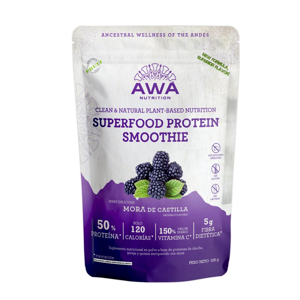 superfood protein smoothie mora 336g