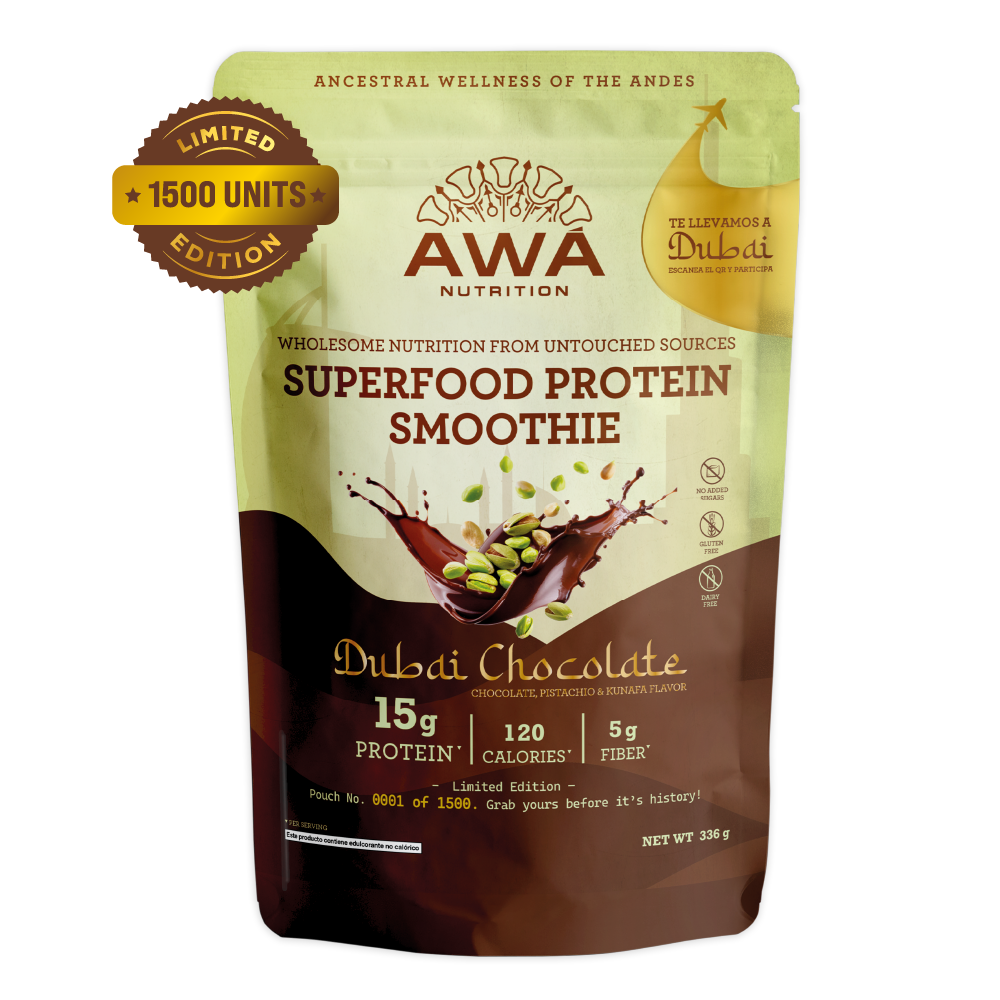 superfood protein smoothie – dubai chocolate 336g