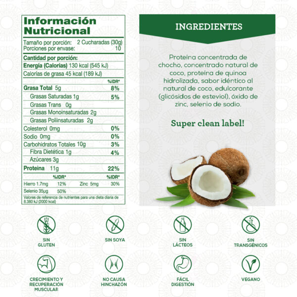 SUPERFOOD PROTEIN SMOOTHIE - Coco 336g - Image 3