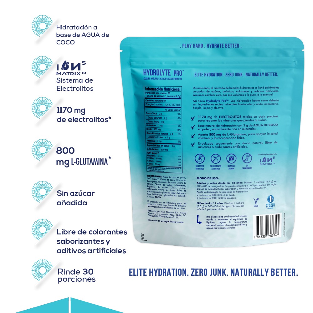 HYDROLYTE PRO™ LEMON BREEZE 255G - Image 3